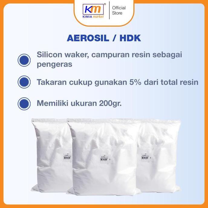 Aerosil HDK/ Silicon Waker / Campuran Resin
