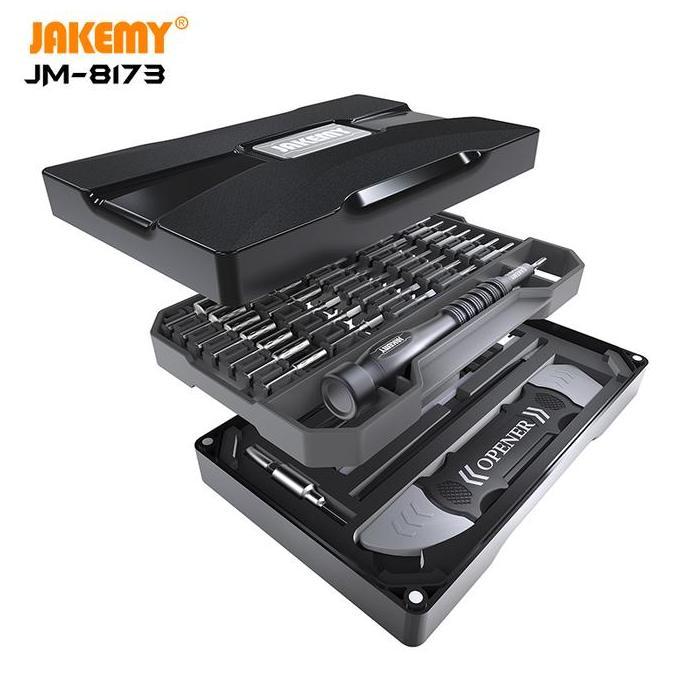 Jakemy JM-8173 69 in 1 Obeng Set Handphone Laptop Jam Tangan Tri-wing