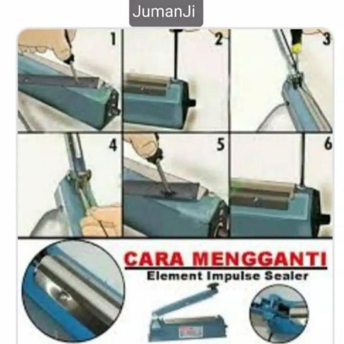 Elemen pemanas impulse sealer plastik