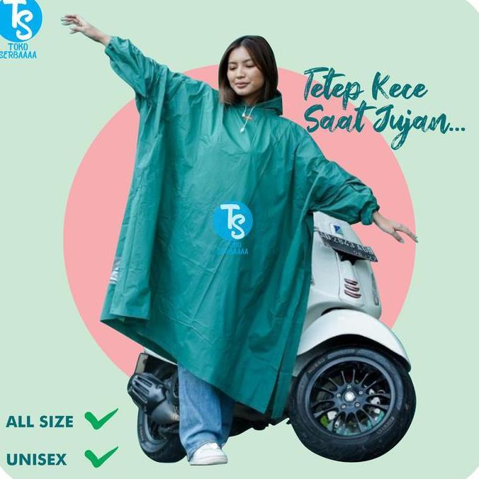 Jas Hujan Mantel Raincoat Poncho Ponco Lengan Batman Personal Elmondo