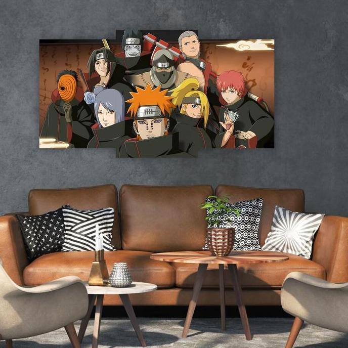 Hiasan Dinding Pajangan Anime Naruto Akatsuki - Model Terbaru Poster