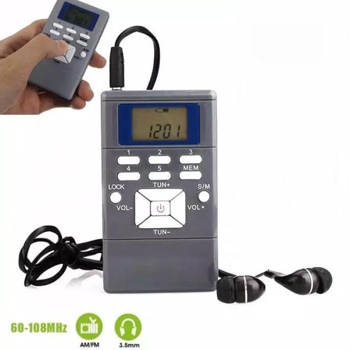 Radio Saku FM Digital Stereo Display LCD