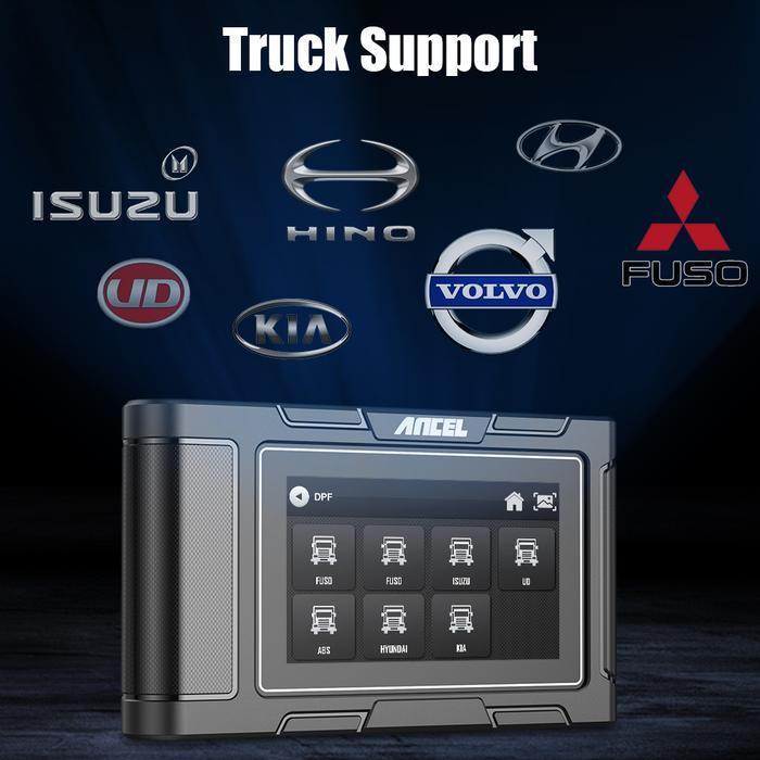 Ancel Hd3200 12V/24V Obd2 Scanner Sistem Penuh Pemindai Diagnostik Truk Tugas Berat Car Kendaraan Me