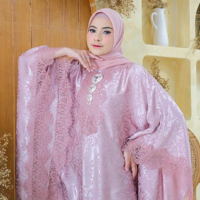 KAFTAN NOURA BAMBOO SILK MODEL BATWING/BUTTERFLY