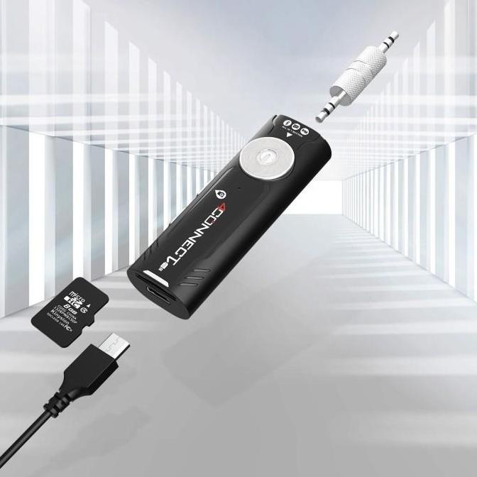 4Connect Bluetooth Audio Receiver Dongle with MP3 Player and FM Radio