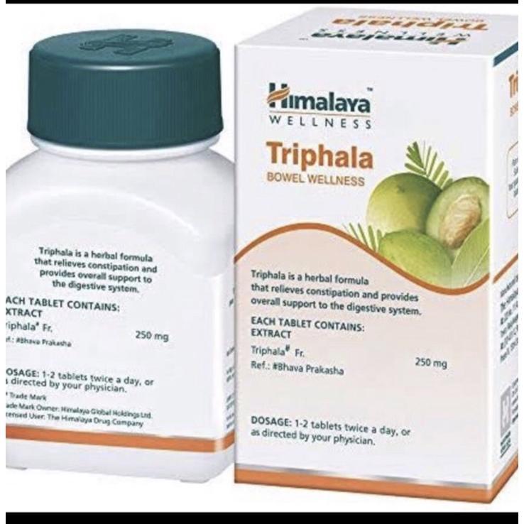 Ready Himalaya Triphala Herbal Obat Sembelit Herbal -sistem Pencernaan Kuat 60 tab