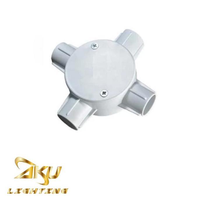 Promo T-Dus Cabang 3 Dan 4 20Mm Kotak Wadah Kabel Listrik Pvc Cod