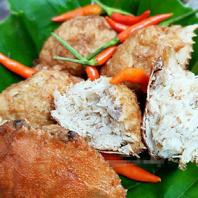 Ketam/kepiting isi khas belitung isi 10pcs, snack/cemilan,lauk