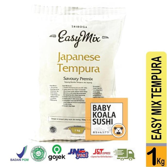 EASY MIX MAMASUKA NISSIN KOBE Tepung Karage Tempura 1 Kg Halal | Kentucky Serbaguna Fish n'chip