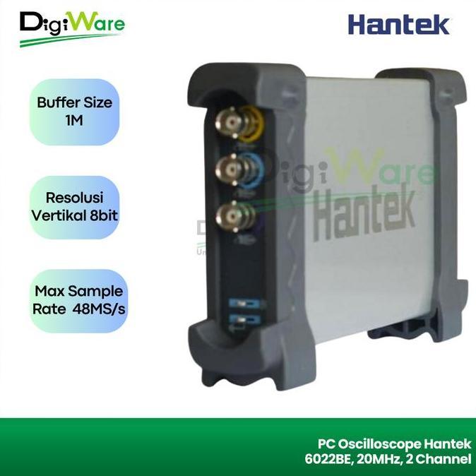 PC USB Digital Oscilloscope Hantek 6022BE Osiloskop 20MHz 2 Channel