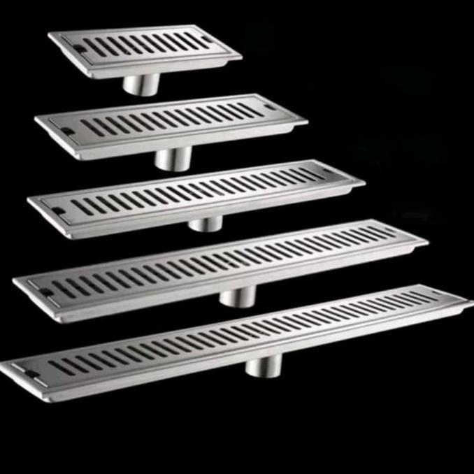 Floor drain garis kotak panjang stainless / Floor drain panjang