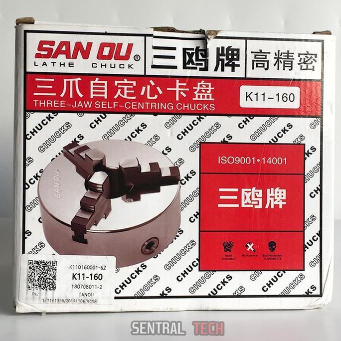 Chuck Bubut 6" 3 Jaw Claw Bubut 3 Jaw Catok Kepala Bubut 6 Inch Terbaru 