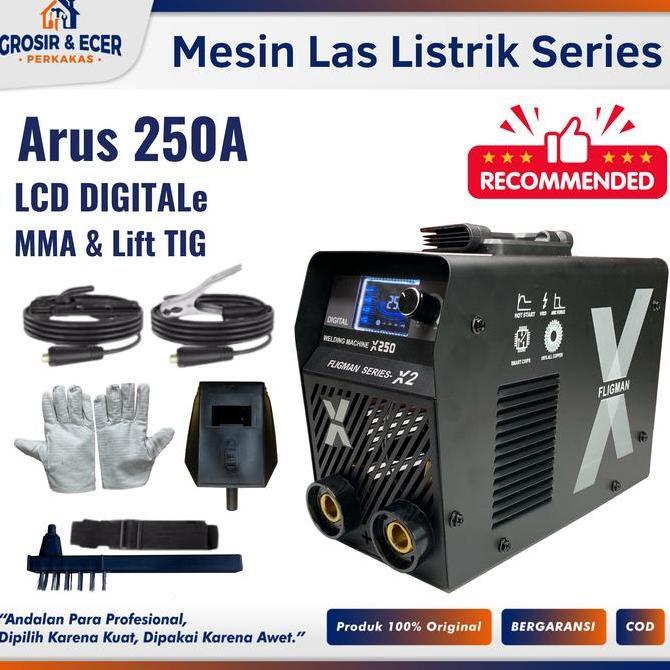 Promo Mesin Las Listrik Mma 250 Ampere Series X250 - Trafo Las Welding Inverter Welding Machine Cod
