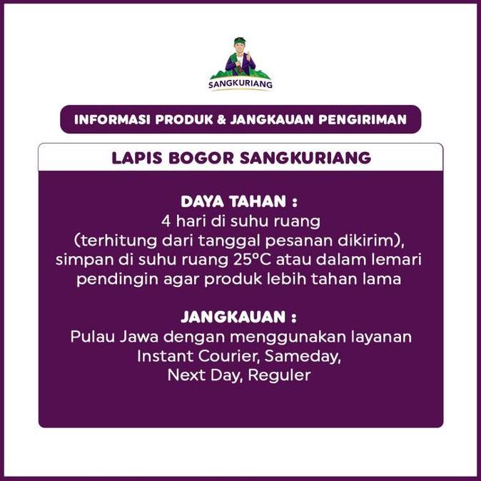 Illmeetu10 Terlaris Lapis Bogor Sangkuriang Blackforest - Reguler Pack (550Gr) Kode 104