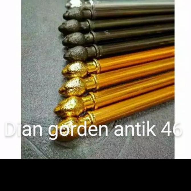 besi gorden full set tiang gorden pipa korden batang horden stik tirai