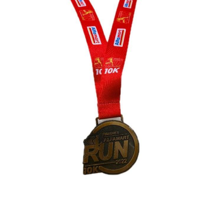Medali Lari Unik Event alfamart run - Medali Finisher- Medal Lari Original - Medali Panjangan | Meda
