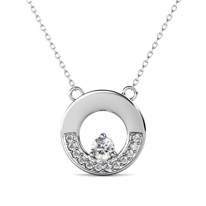 Le Cercle Pendant - Kalung Moissanite diamond Celesta GRA