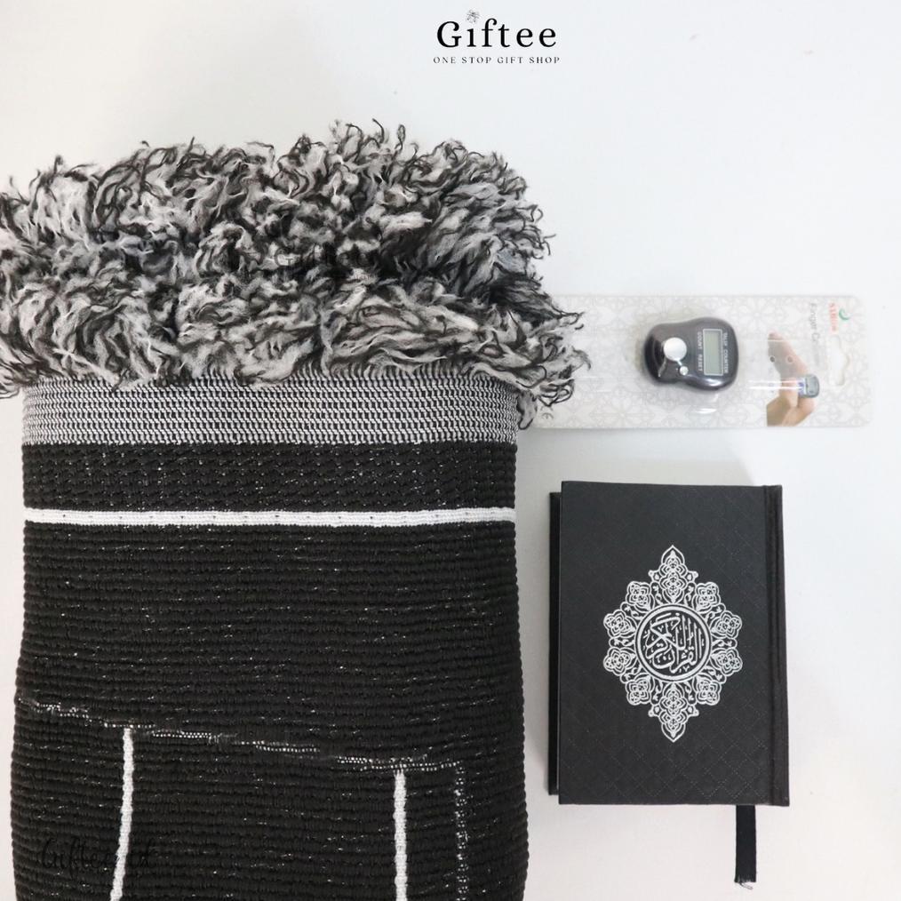 hot product hampers sajadah couple kado hadiah gift set pernikahan ulang tahun cewek cowok tasbih al