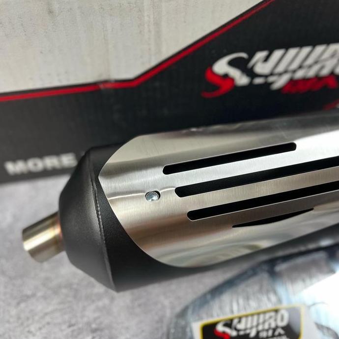 Murah Knalpot Shijiro Standart Racing 38Mm For Vespa Sprint Prima S125 Lx