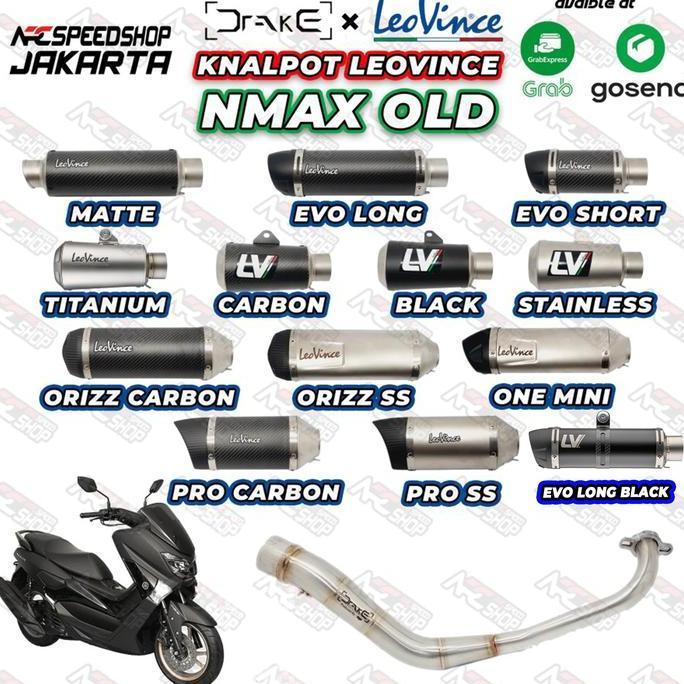 Promo Knalpot Leovince Lv 10 Carbon Header Drake R9 Yamaha Nmax 150 Old