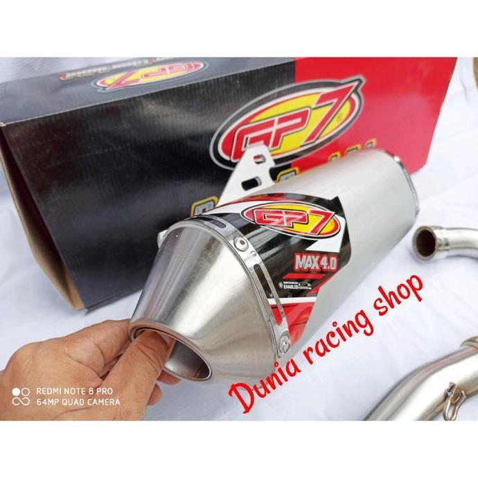 Sale Knalpot Gp7 Max 4.0 Klx 150 Crf 150 Dtracker 150 Wr 155 Bore Up Fullsystem Original Gp7