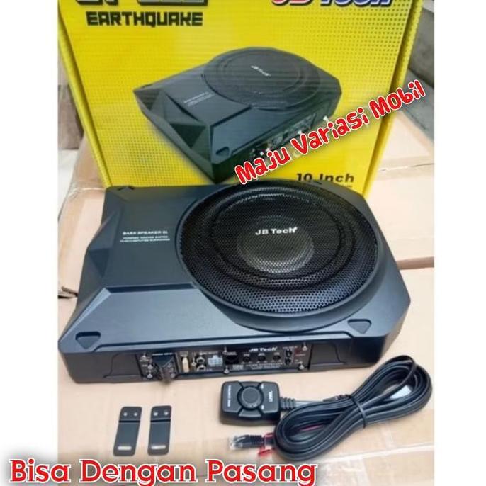 Promo Subfoower Kolong Aktif 10 Inch Jb Tech Slim Bass Empuk High Quality