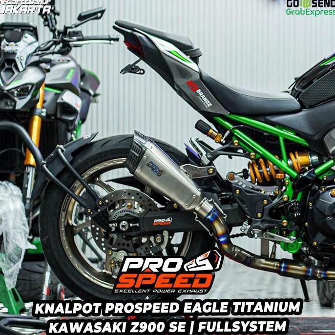 Grosir Knalpot Kenalpot Header Prospeed Exhaust Silencer Python / Eagle Kawasaki Z900 Z 900 Z900Se Z