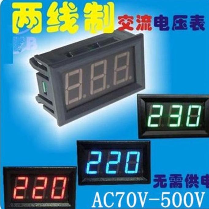 Digital VU AC 220 Voltmeter AC Digital 70-500 VAC