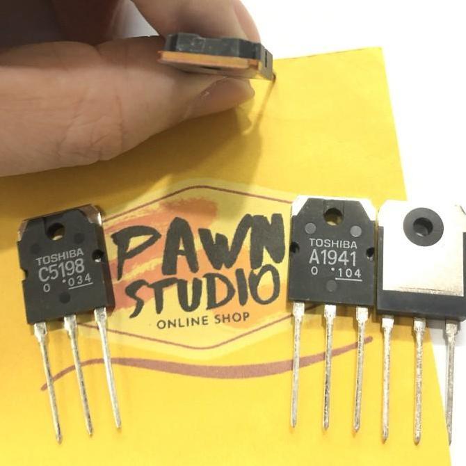 TRANSISTOR A 1941 C 5198 ( SET ) A1951 C5198 TOSHIBA ORIGINAL