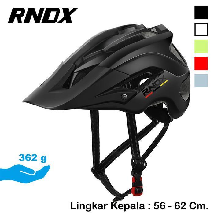 RNOX Blitz MTB Helmet Adjustable Size Original Helm MTB Helm Sepeda Gunung Helm Downhill Helm Gowes 