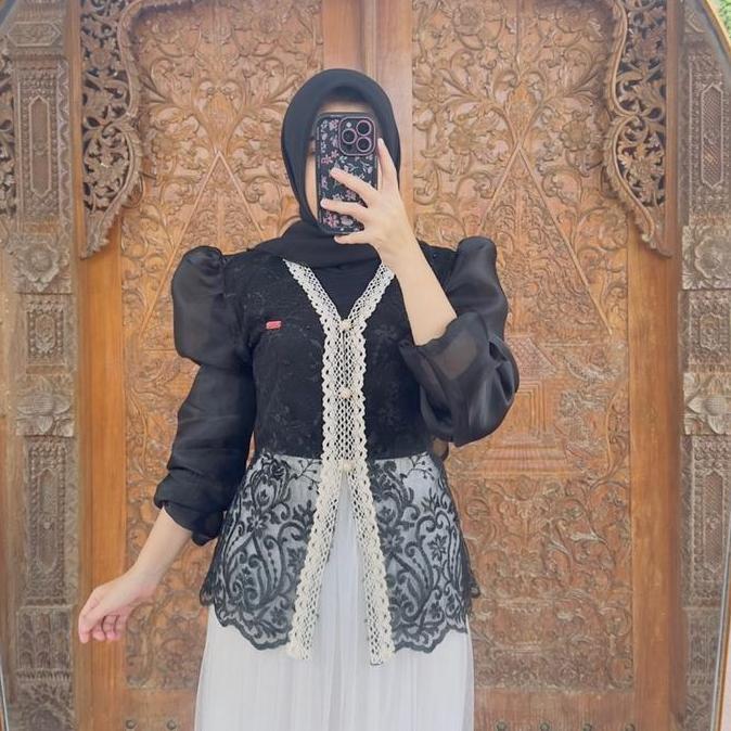 Mamikara - Baju Lebaran - Cardigan Renda - Outer Broklat - Baju Kondangan - Couple Lebaran 2026 - Ka