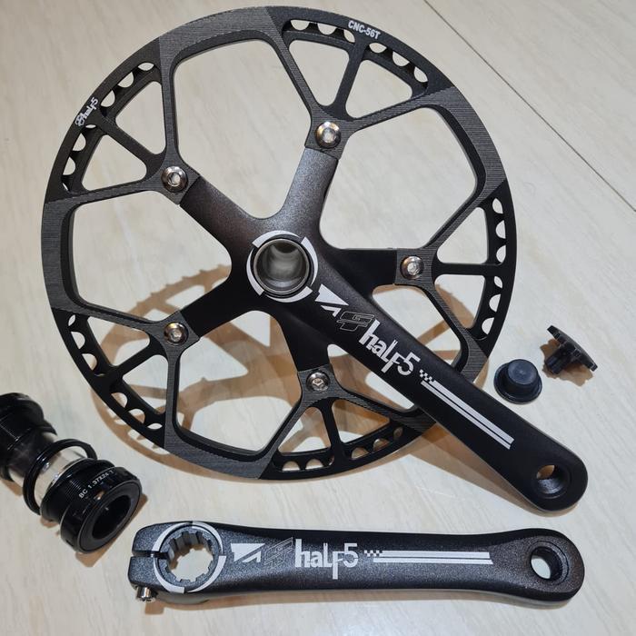 crank set GT half5 double crankset 56T 56 BB HT2 RAZE SYTE litepro luc