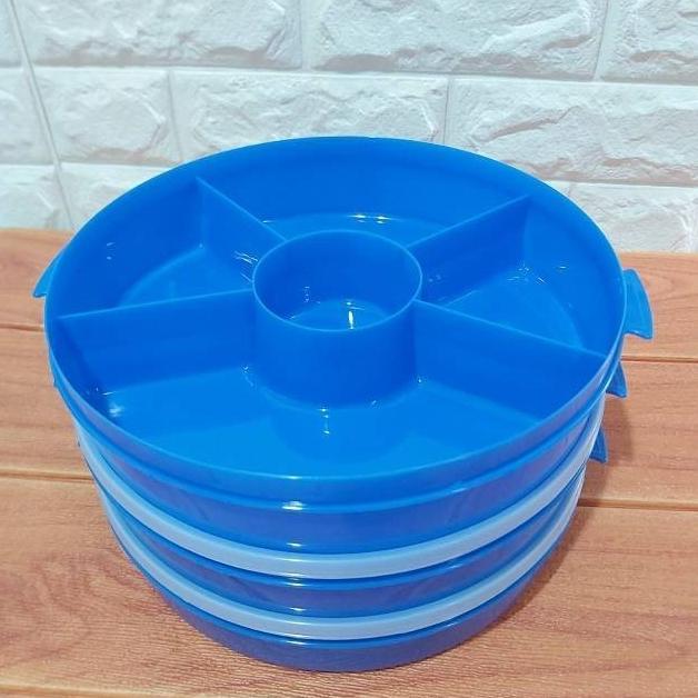 NEW! Rantang Catering Bulat Susun 3 Tantos Lunch Box Kotak Makan