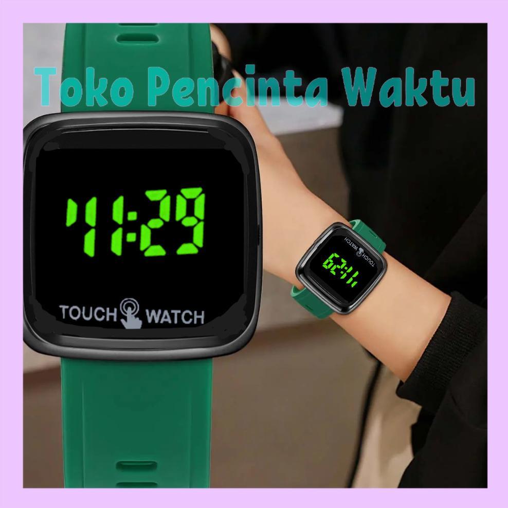 sale WBS Jam Tangan Pria Wanita Sport Chrono Korea Fashion Quartz Silikon Rubber Analog Watch