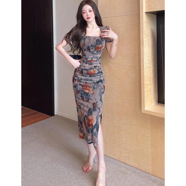 New Deals Code: 165 Dress Bkk Bunga-Bunga Panjang 119Cm