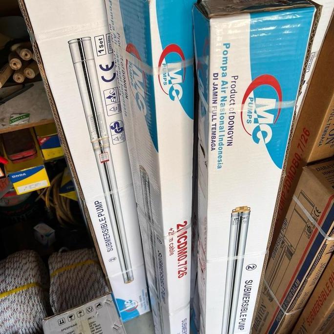 Pompa Satelit 2 Nasional MC 180Watt dg kabel tersambung 25Mtr