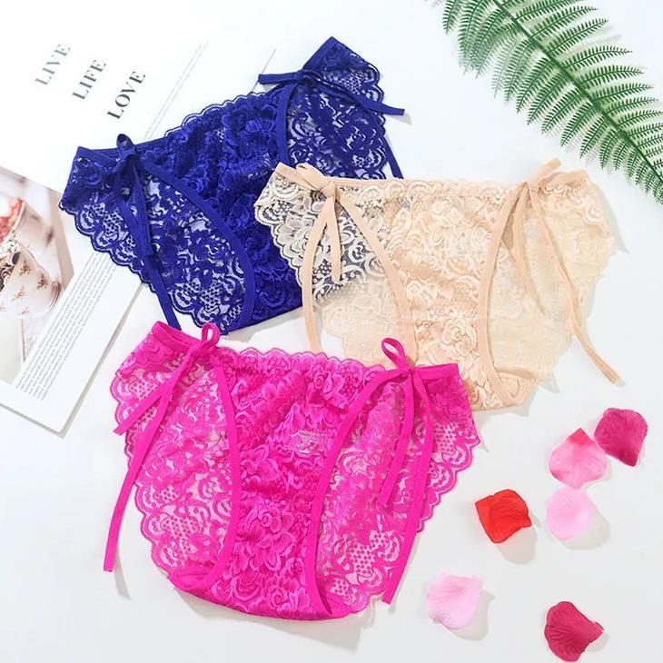 HOT SALE CELANA DALAM BIG SIZE RENDA G STRING SEXY CD WANITA LOW WAIST TALI SAMPING 3C221