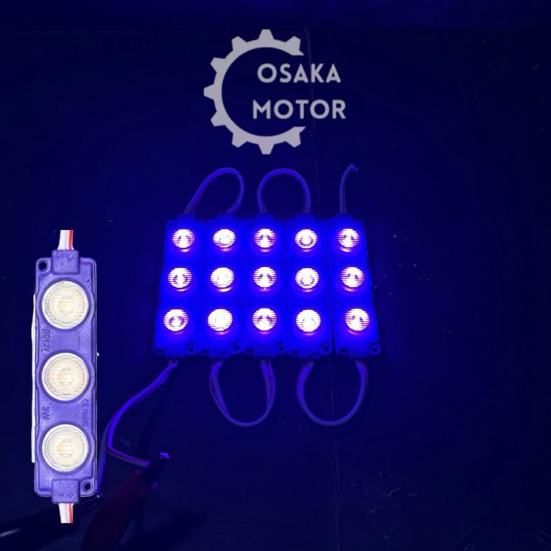Bergaransi Lampu Led Modul 3 Mata Bulat Timbul 12 Volt Dan 24 Volt Lampu Variasi Tempel Waterproof 3