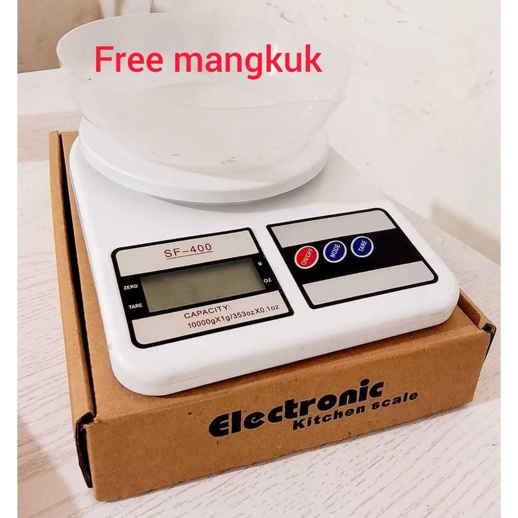 Sale Timbangan Kue SF400 Timbangan Dapur Digital Elektrik 10Kg SF-400 Timbangan Mini Serbaguna