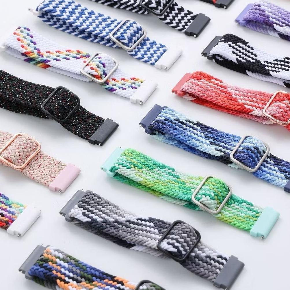 ORIGINAL Nylon Braided Strap for Samsung Watch Galaxy Watch FE 7 6 5 4 22mm 20mm Quick Release Band 