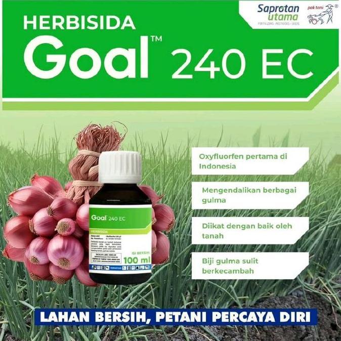 Herbisida Benih Gulma Biji Rumput Goal 240 EC Kebun