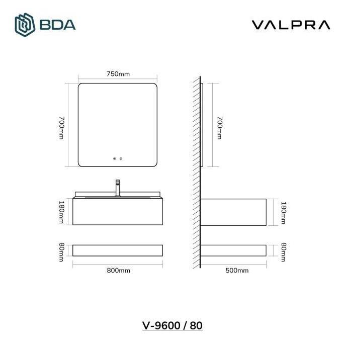 Grosir Valpra Wastafel Kabinet Kamar Mandi Cabinet Wastafel Minimalis Set Komplit Washtafel Kabinet 
