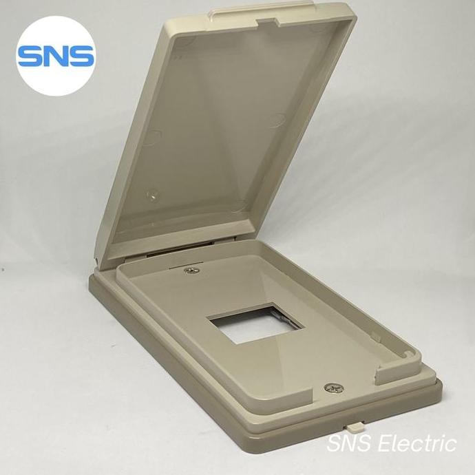 Murah Cover Plate Frame Panasonic Weather Proof Wn 7901 Weatherproof Plate 1 Lubang Wn7901 Made In J