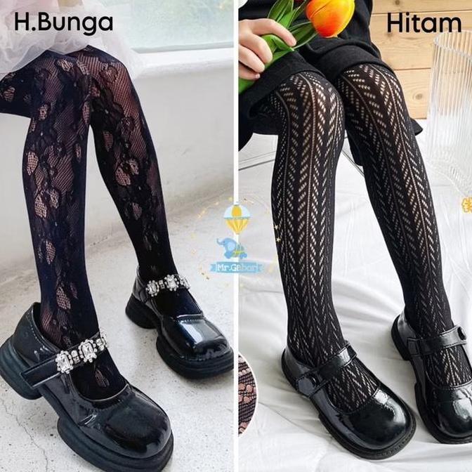 [Mr.Gabor] Stocking jaring anak wanita / Legging jaring anak / Mesh Stocking