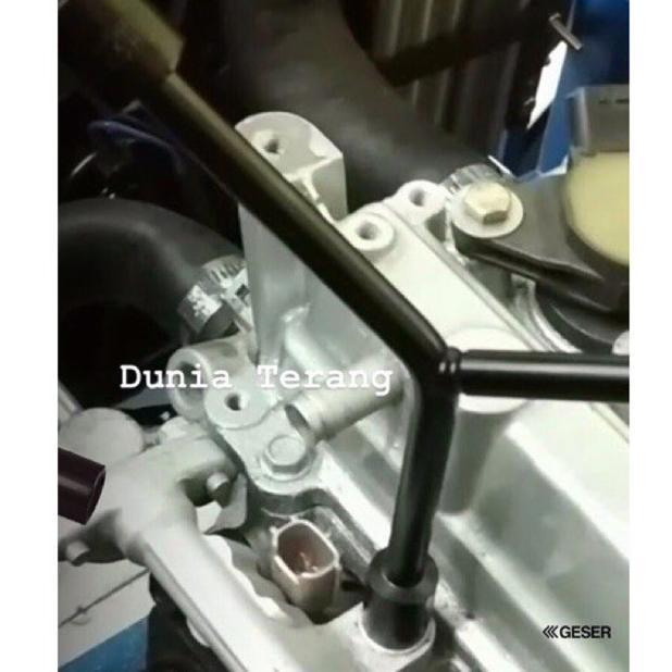 official kunci sock y tekiro 8 9 10 11 12 13 14 17 pendek hitam / shock wrench spanner y (socket sok