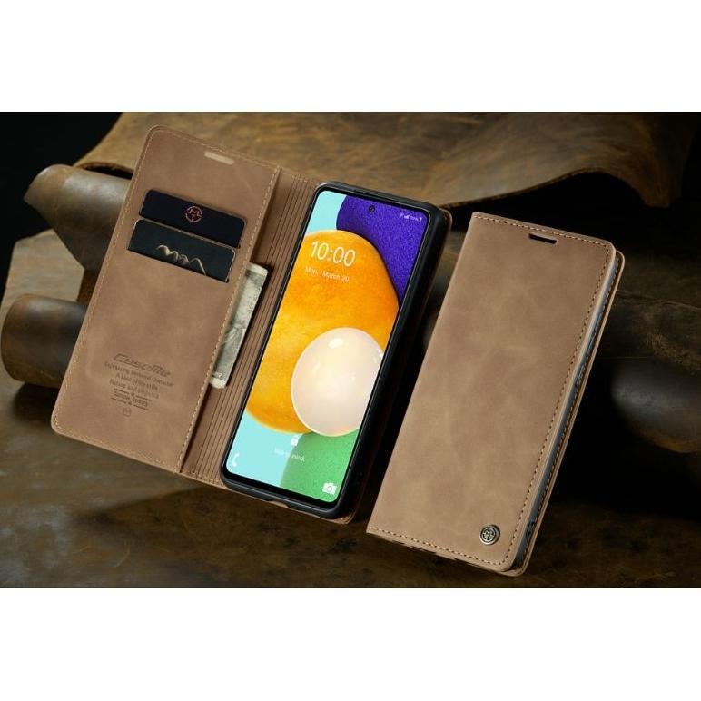 NEW DEALS VIVO V25 / VIVO V25E CASEME Flip Wallet Leather Case Cover Sarung Dompet LIPAT Kulit PU