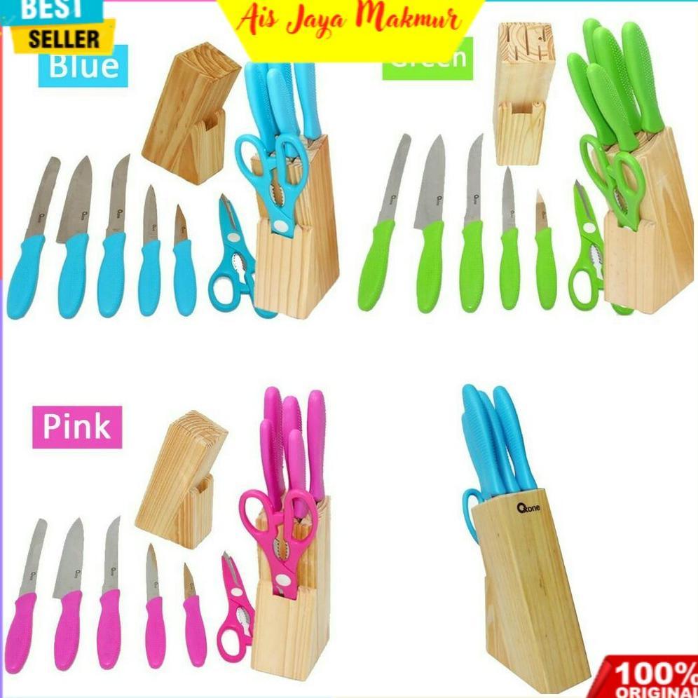 BESTPROMO Pisau set oxone ox-961/knife set oxone/pisau stainless oxone