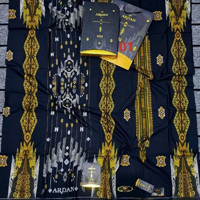 sarung ardan sgj kualitas gold motif songket
