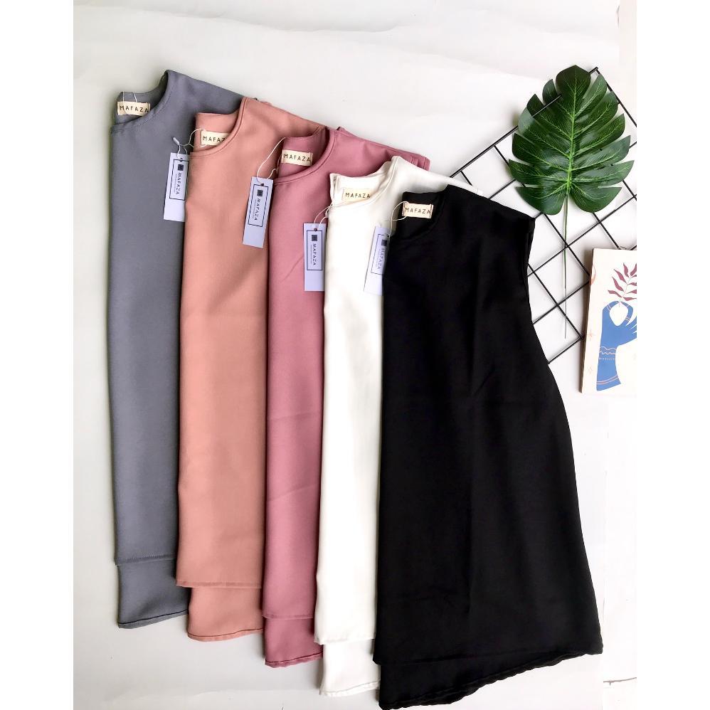 SUPER DEAL Inner Dalaman Blazer Outer LD 130cm 140cm - Atasan Wanita Blus Bumil Jumbo - Inner Oversi