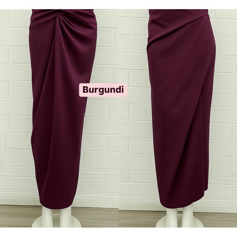 CUCI GUDANG ROK LILIT INSTAN, INSTAN WRAP SKIRT, ROK LILIT JUMPUTAN, ROK LILIT INSTAN POLOS SATIN RO